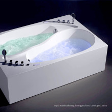 Hotel double surfing Acrylic bathtub constant temperature heating 2 meter massage bathtub spa